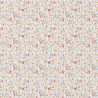 Algodón estampado ALICE Blanco / Trigo